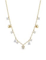 Collana Nomination Donna Precious Moves in Argento Zircone 243207-006
